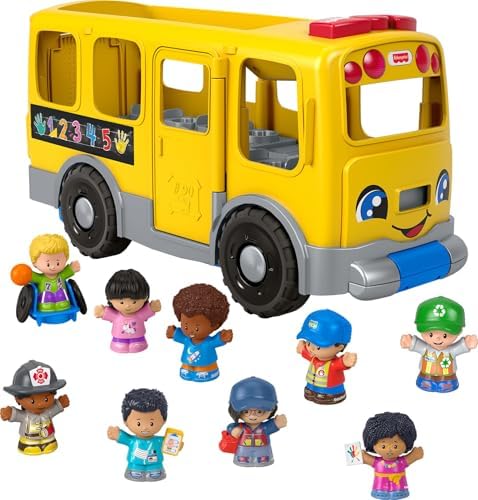 Fisher-Price Little People Big Yellow School Bus Figures Set