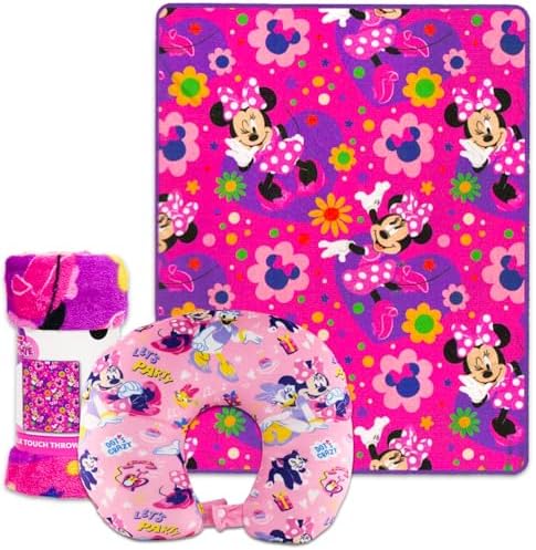 Disney Minnie Mouse Travel Blanket and Pillow Set 1