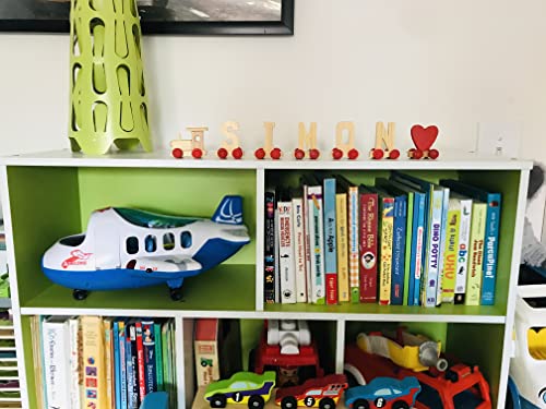 Wooden Letter Train with Personalized Name - Baby Room Decor