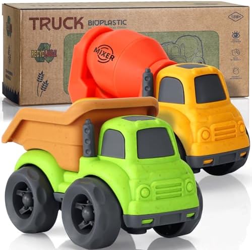 UOYLEYVN Toddler Trucks 1-3 Year Old Play Set