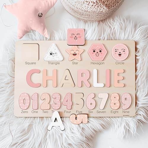 Personalized Wooden Name Puzzle for Kids Educational Toy