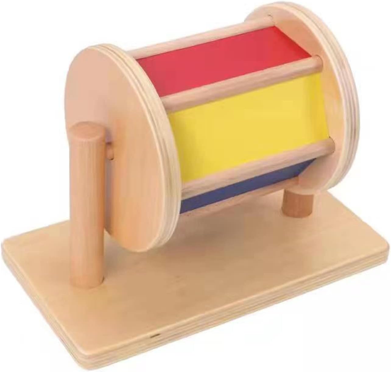 LEADER JOY Montessori Spinning Drum Toy for 1-3 Year Old