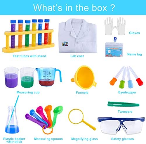 INNOCHEER Kids Science Kit with Lab Coat