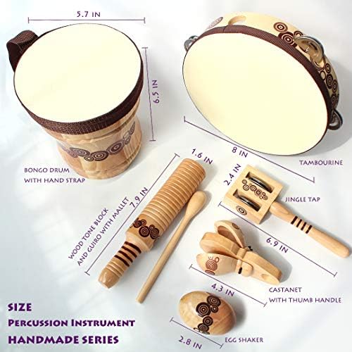 Benelet Wooden Musical Instruments Set for Kids 1