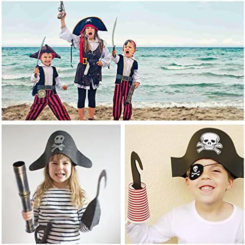 Eco-Fused Pirate Themed Telescope Compass Prop Set