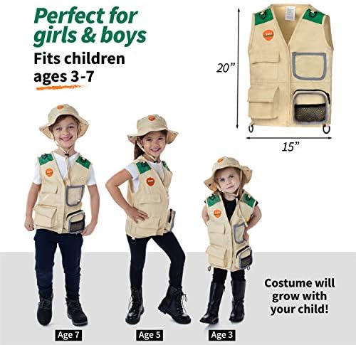 Born Toys Kids Explorer Costume Set 3-in-1
