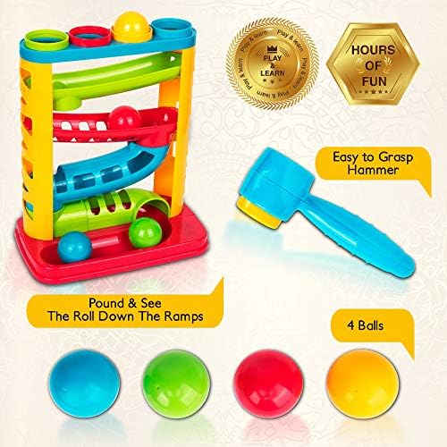 Playkidz Durable Pound a Ball Toy for Toddlers