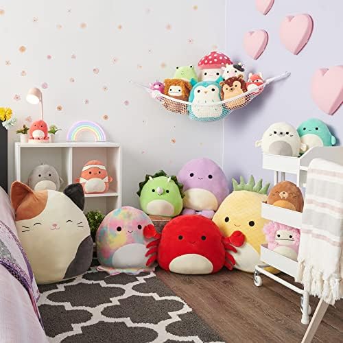Squishmallows Original 14in Laura Pink Tabby Cat Holding Cupcake