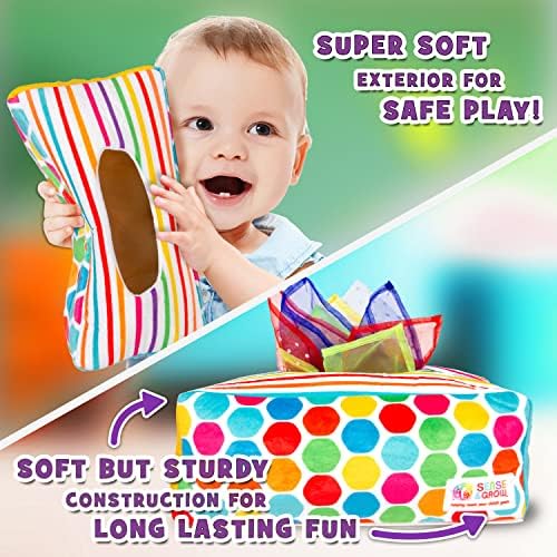 Creative Kids Sensory Pull Along Tissue Box for 6-12 Months