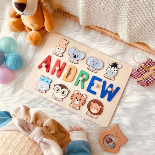 BeneCharm Personalized Name Puzzle for Toddlers