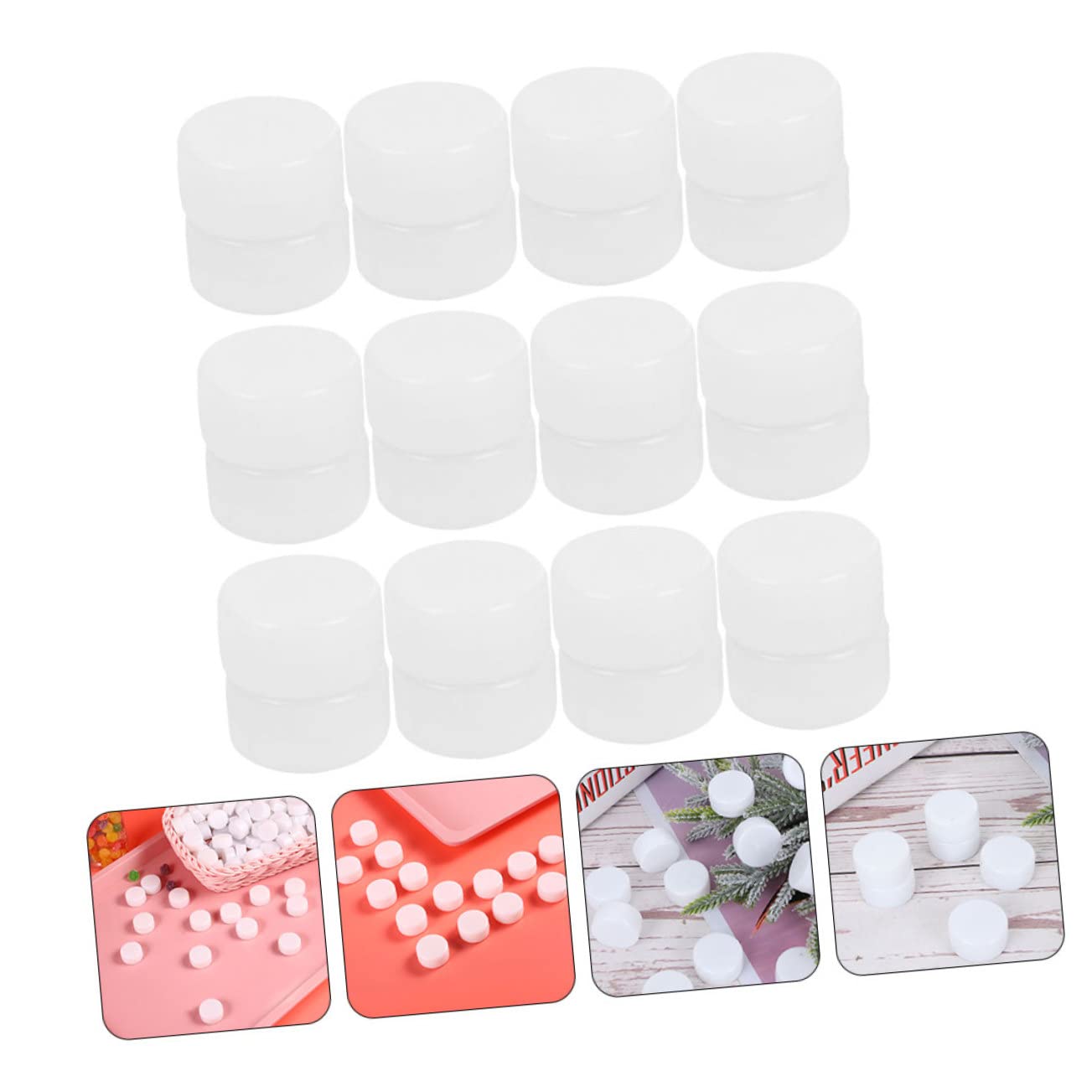 50Pcs Plastic Rattle Noise Maker Boxes for Toys DIY