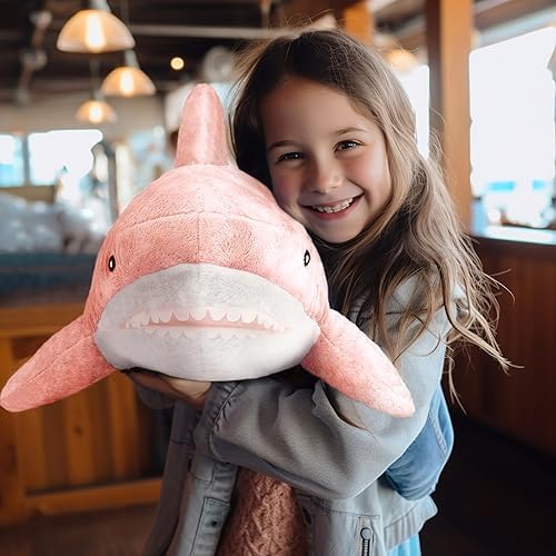 MUPI 31 Pink Shark Plush Stuffed Animal