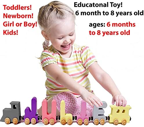 KIDZCO Wooden Trains Puzzle for Kids 1