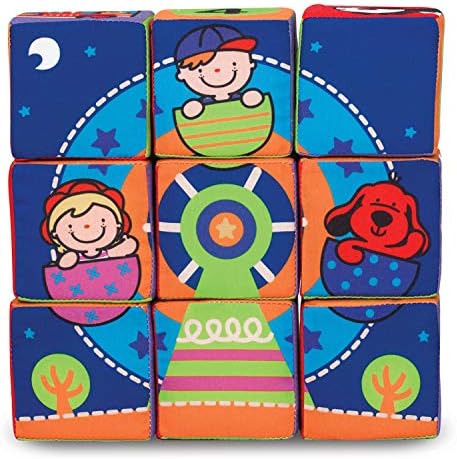 Melissa Doug Ks Kids Match and Build Soft Blocks Set