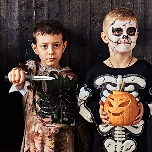 9 Pack Retractable Fake Knife Halloween Props Set