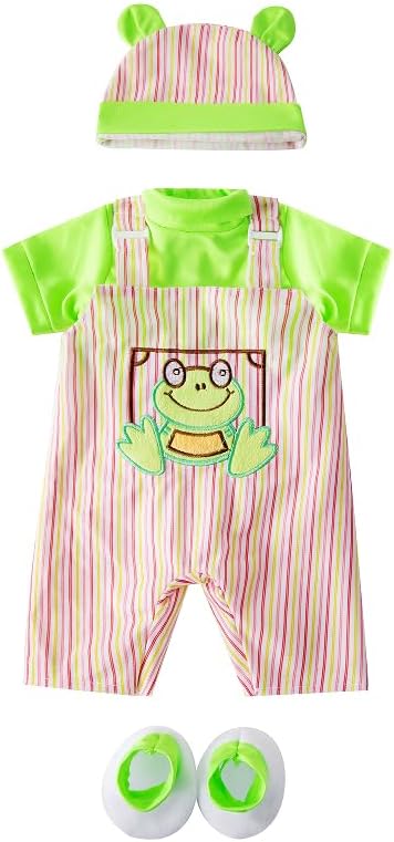 Fervorral Reborn Baby Doll 3 Piece Clothing Set