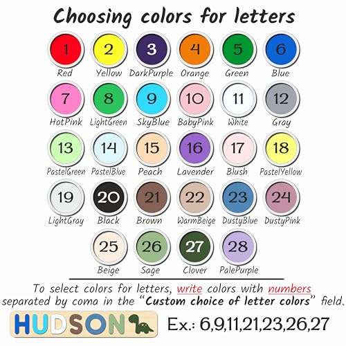 Custom Wooden Name Puzzle for Baby 1st Birthday Gift