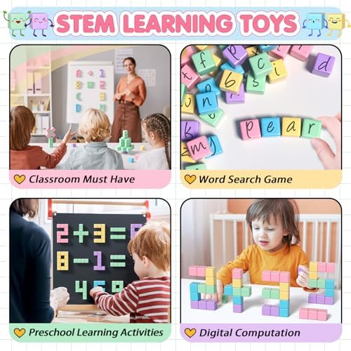 32pcs Magnetic Building Blocks for Kids Ages 3-6