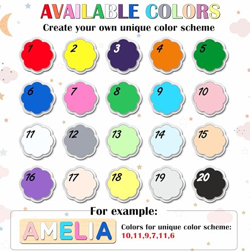 Personalized Wooden Name Puzzle for Kids 1
