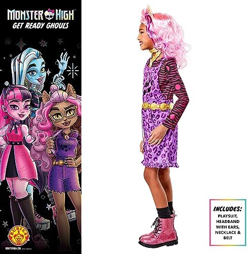 Rubies Clawdeen Deluxe Girls Costume Set 1