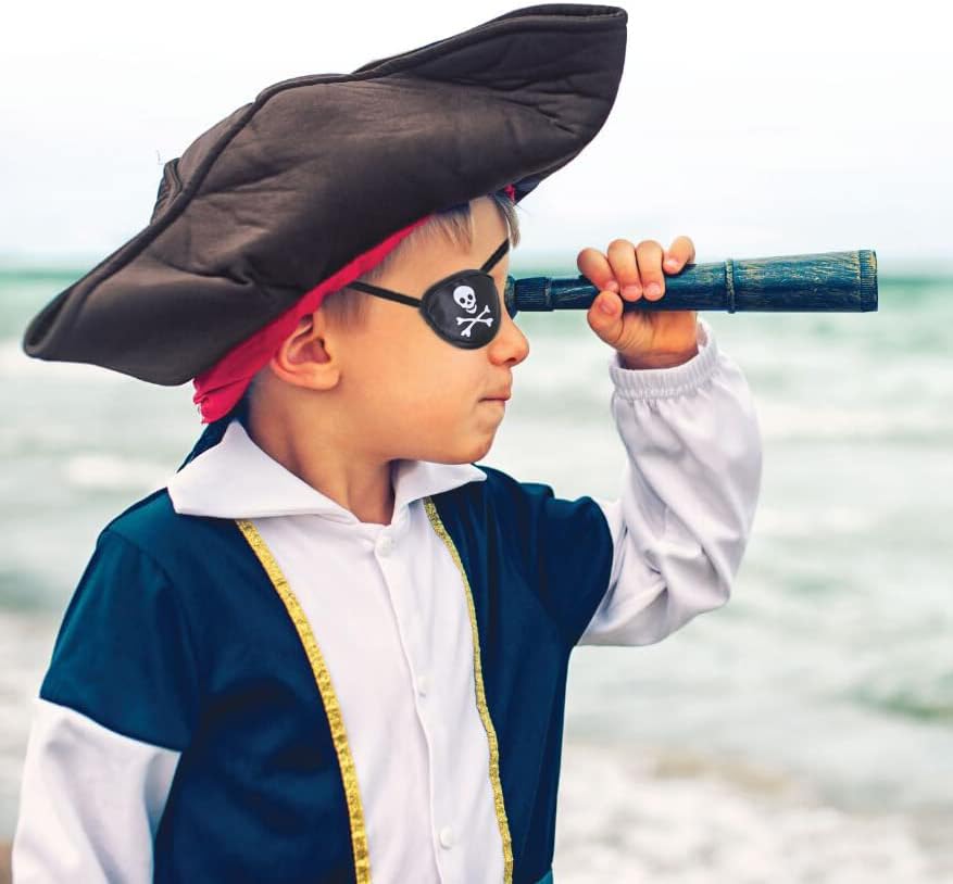 Eco-Fused Pirate Themed Telescope Compass Prop Set