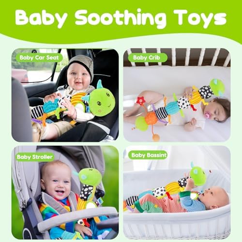Melodyinn Baby Sensory Caterpillar Toy 0-6 Months
