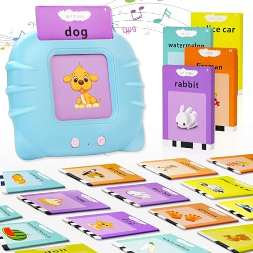 GOPIUPIU Talking Flash Cards for Toddlers 2-4 Years 1