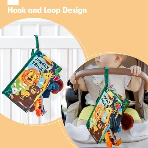 hahaland Baby Books 0-12 Months Touch Feel Learning Toy