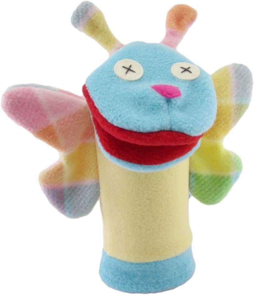 Cate and Levi Butterfly Hand Puppets for Church Movable Mouth Eco-Friendly