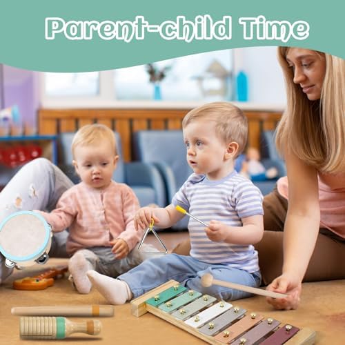 Raimy Musical Instruments Set for Kids 3 with Storage Bag 1
