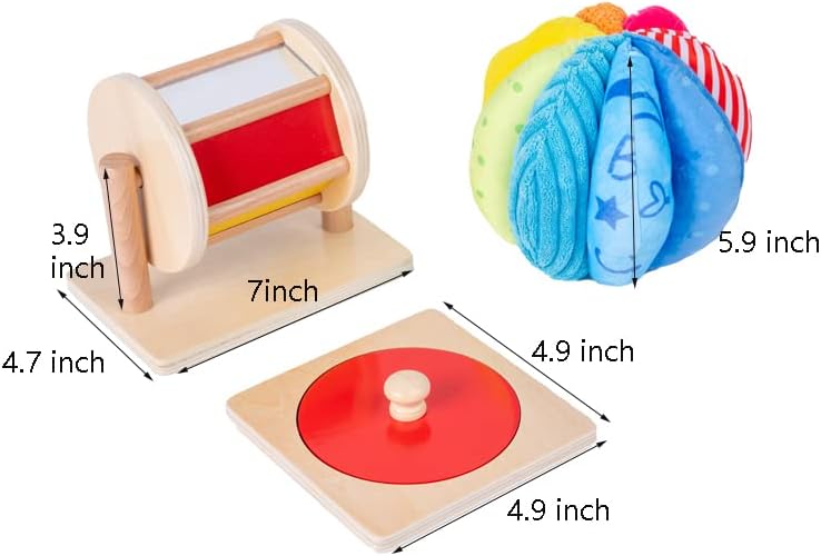 Adena Montessori Baby Toys Play Kit - 6-12 Months