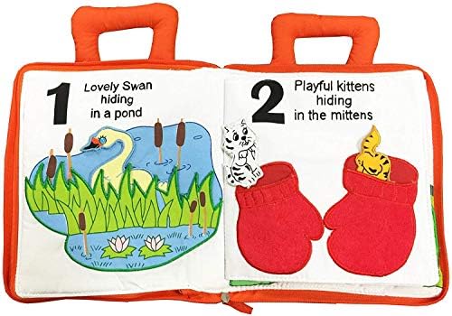 Personalized Count Seek Quiet Book for Toddlers