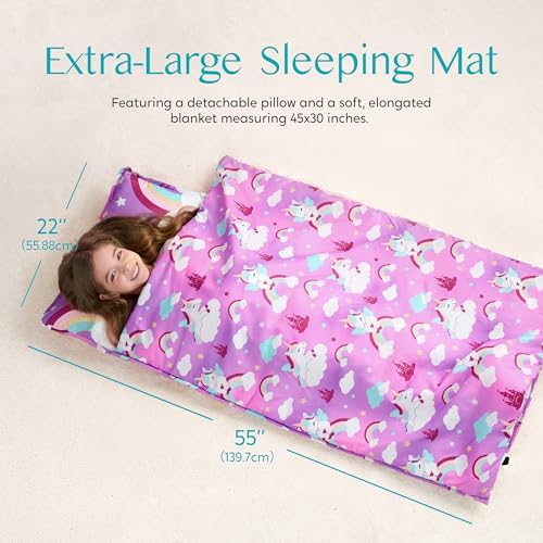 Joiedomi Toddler Nap Mat with Pillow and Blanket 1