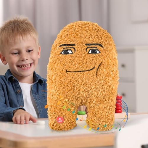 Gegagedigedagedago Plush Toy 157In Funny Chicken Nugget Singing Pliiow Stuffed Animal