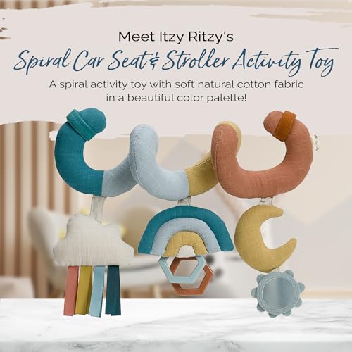 Itzy Ritzy Spiral Car Seat Stroller Toy - Rainbow