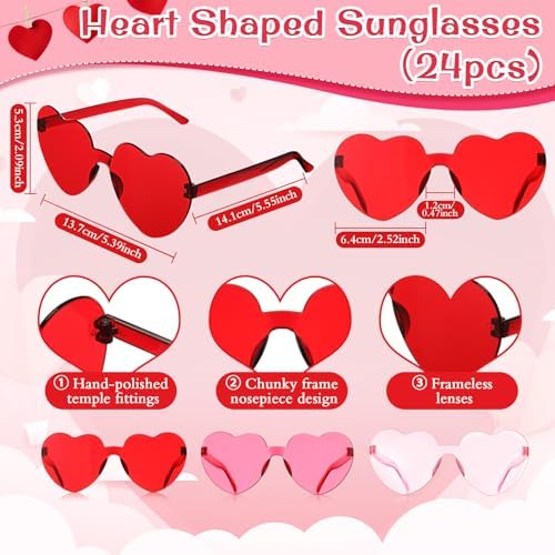 Ferreve Valentines Day Party Favors Set 48 Pcs