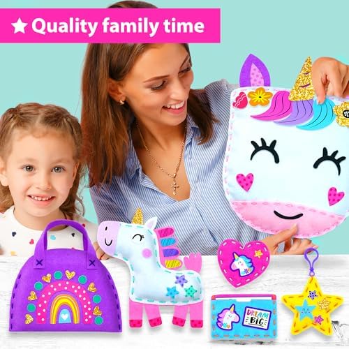 KRAFUN My First Unicorn Sewing Kit for Kids 1