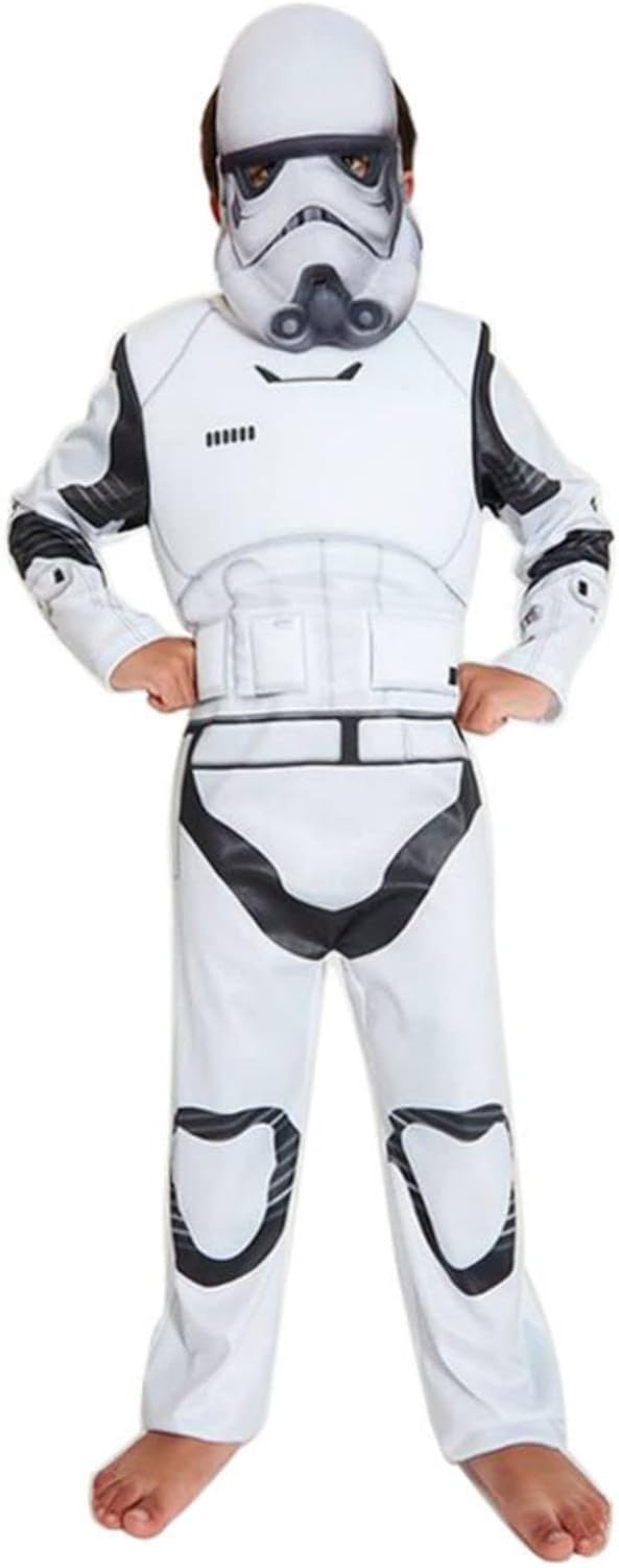 Storm Trooper Kids Costume Jumpsuit Helmet Set