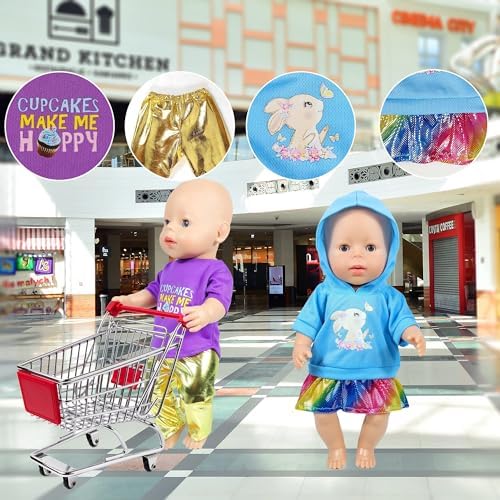 WONDOLL 12 Sets 14-16 Inch Baby Doll Clothes Outfits
