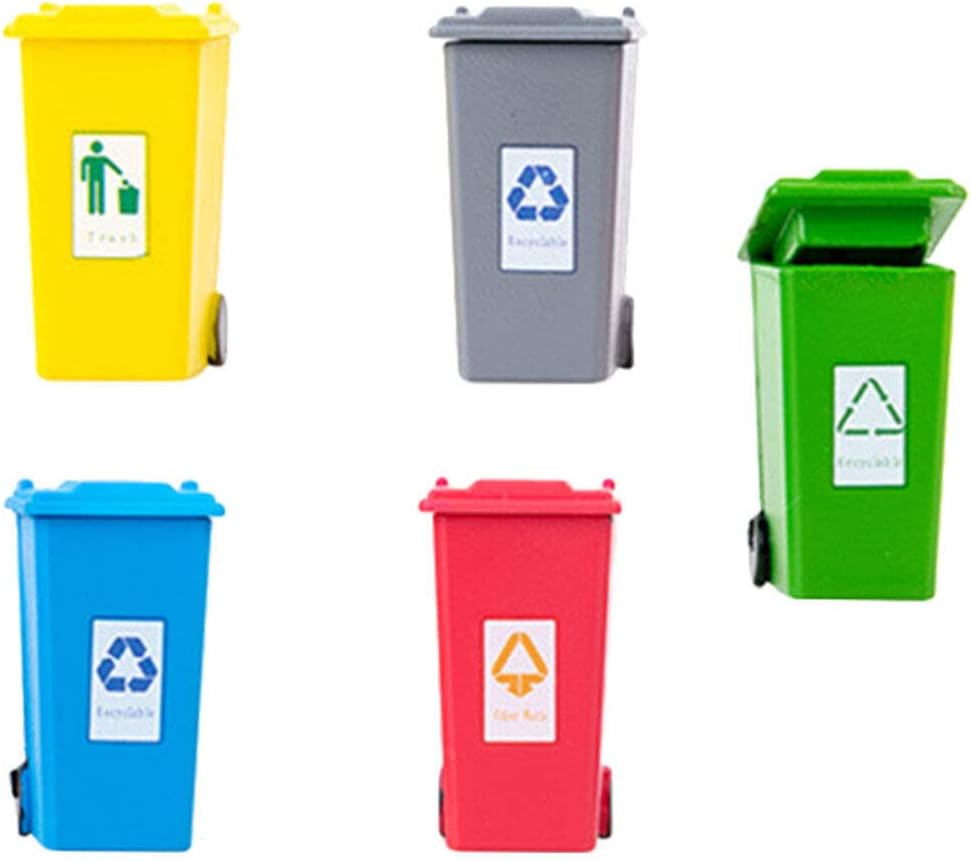 SHINEOFI Miniature Garbage Can 187 Scale Decor