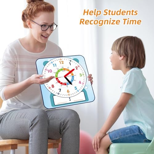 Cute Style 12 Magnetic Writable Teaching Clock