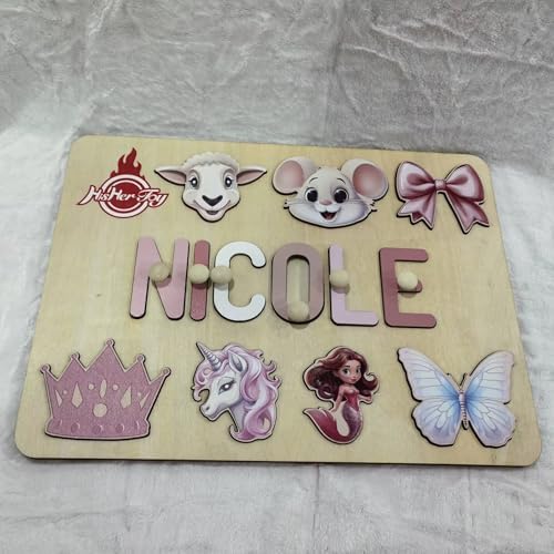 Personalized Name Puzzle for Toddlers 1-3 Years 1