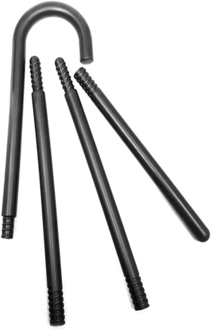BinaryABC Halloween Costume Plastic Magician Crutch Cane Black