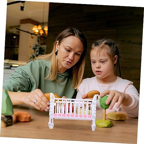 VICASKY Doll Cradle Shape Toy 2 Sets Educational Plaything