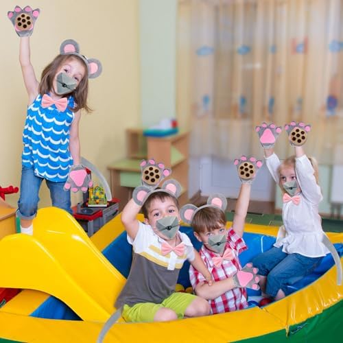 Kyson Kids Mouse Costume Set 9 Pcs for Halloween and Carnival