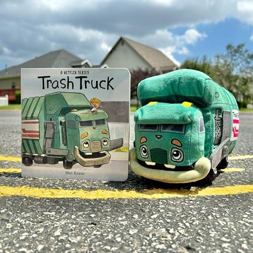MerryMakers Trash Truck Plush 11 Inch 1