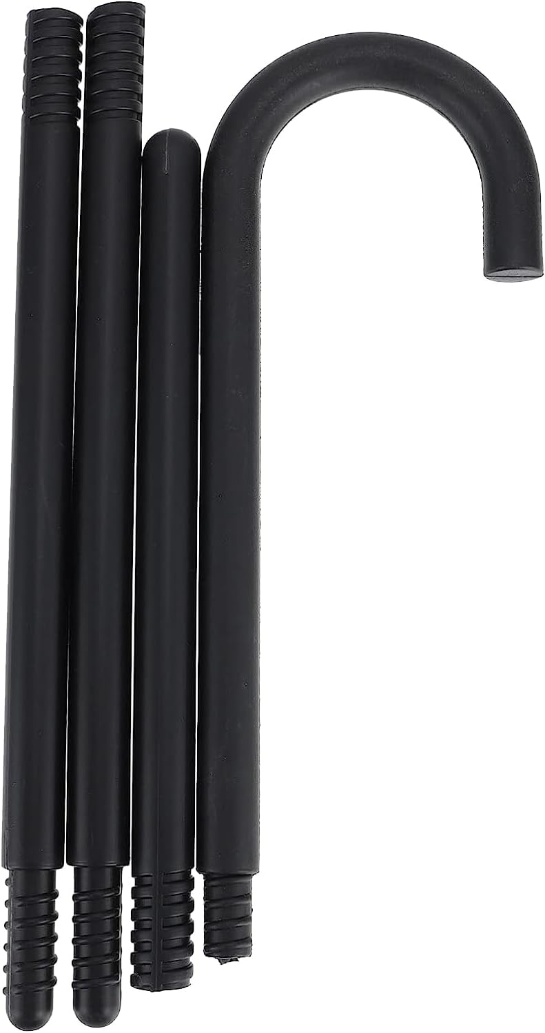 BinaryABC Halloween Costume Plastic Magician Crutch Cane Black