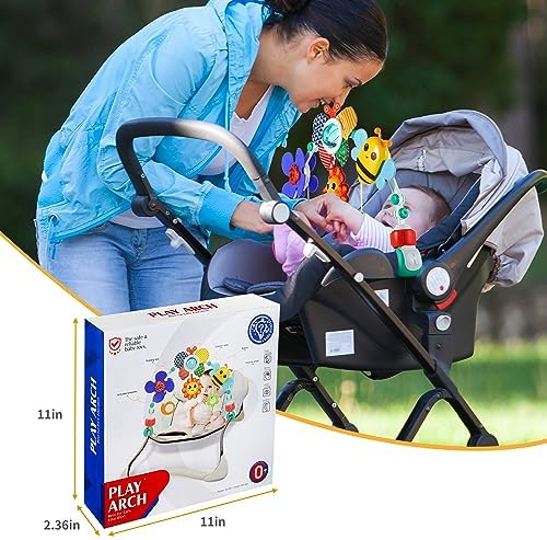 Adjustable Stroller Arch Toy for Baby Sensory Development