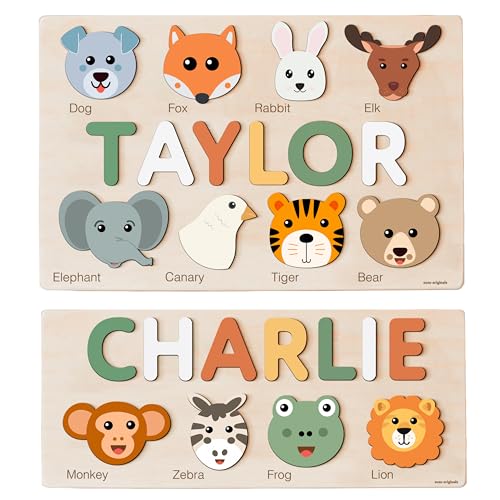 Zuzu Puzzle - Custom Handmade Wooden Name Puzzle for Toddlers