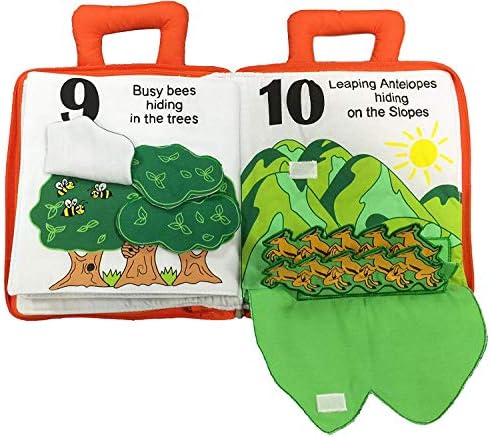 Personalized Count Seek Quiet Book for Toddlers
